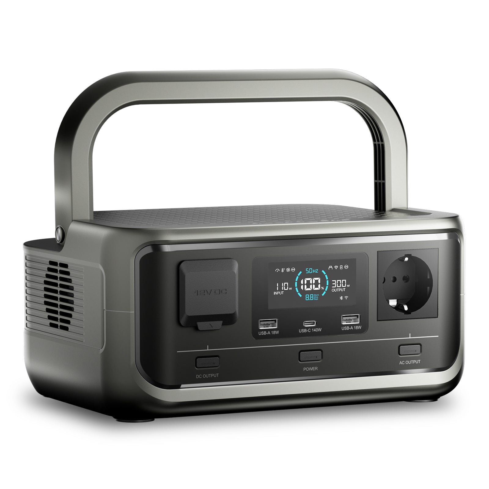 ALLPOWERS Generador Solar 300W (P300 + SOLAX SE100 Placa Solar 100W)