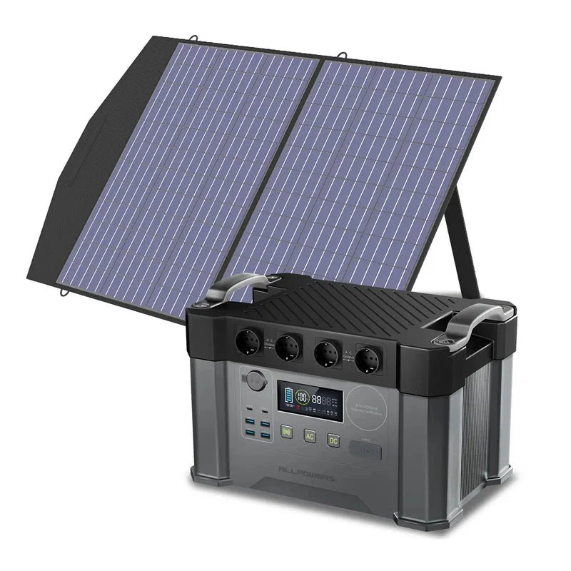 ALLPOWERS Generador Solar 2400W (S2000 Pro + SP027 Panel Solar 100W)