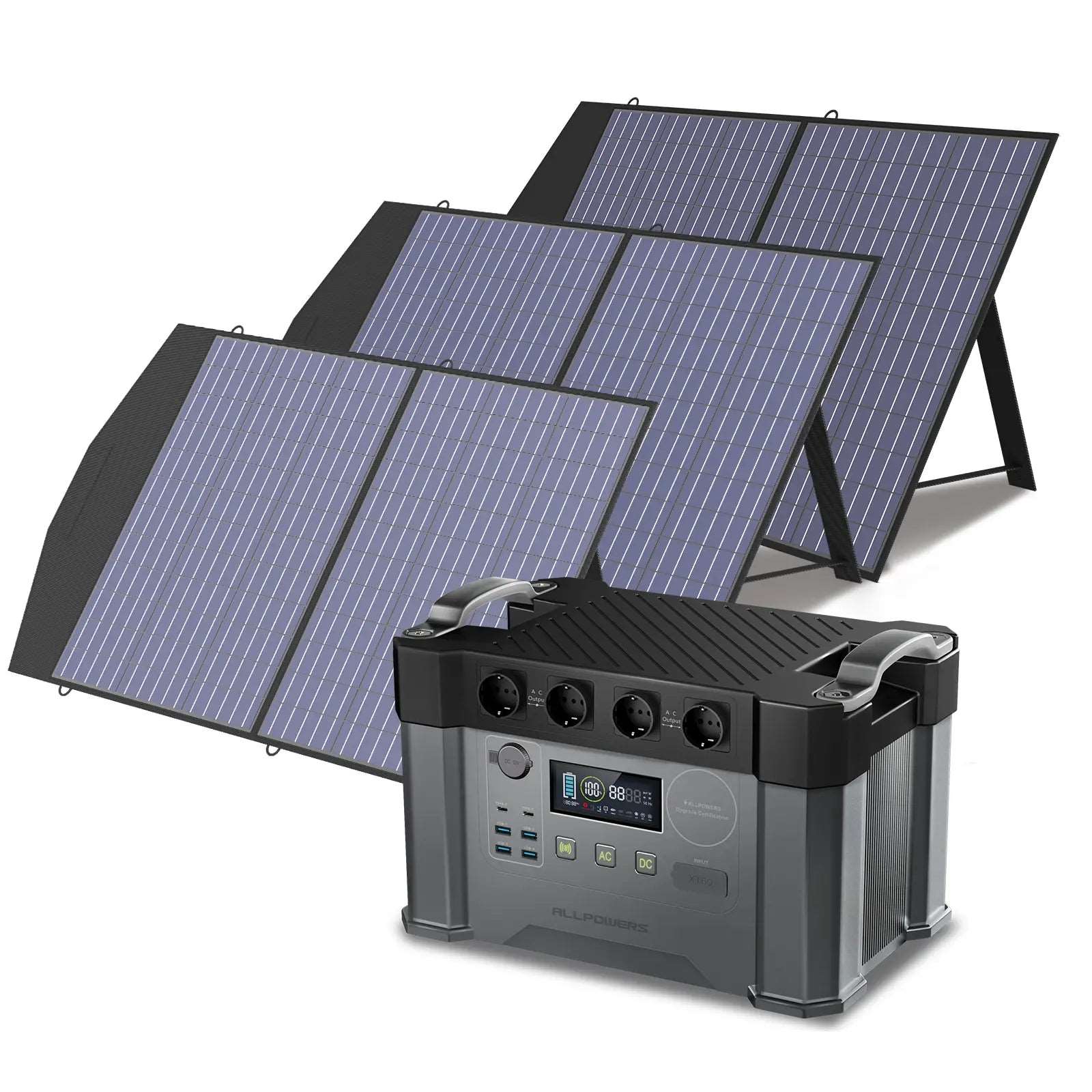 ALLPOWERS Generador Solar 2000W (S2000 + SP027 Panel Solar 100W)