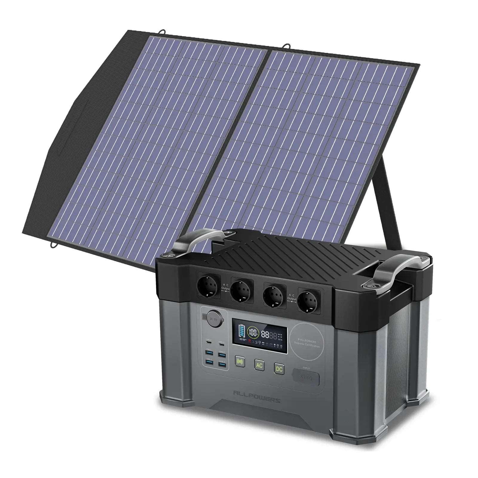 ALLPOWERS Generador Solar 2000W (S2000 + SP027 Panel Solar 100W)