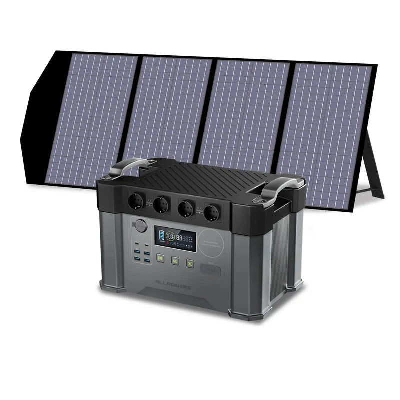 ALLPOWERS Generador Solar 2400W (S2000 Pro + SP029 Panel Solar 140W)