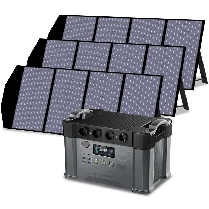 ALLPOWERS Generador Solar 2400W (S2000 Pro + SP029 Panel Solar 140W)