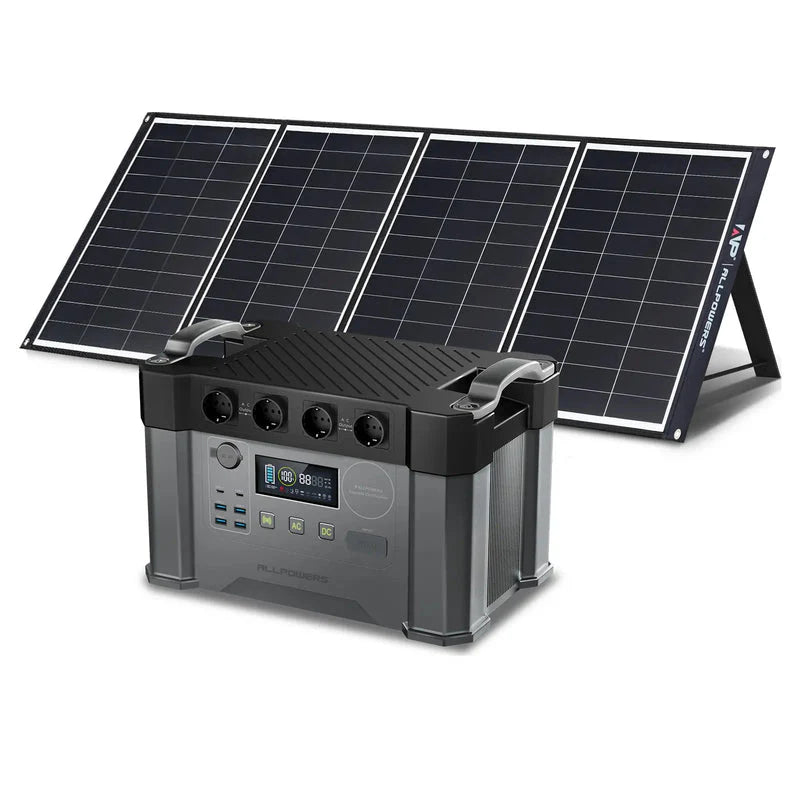 ALLPOWERS Generador Solar 2400W (S2000 Pro + SP035 Panel Solar 200W)