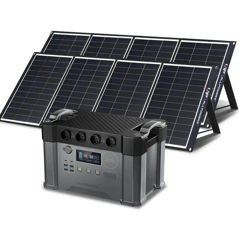 ALLPOWERS Generador Solar 2400W (S2000 Pro + SP035 Panel Solar 200W)