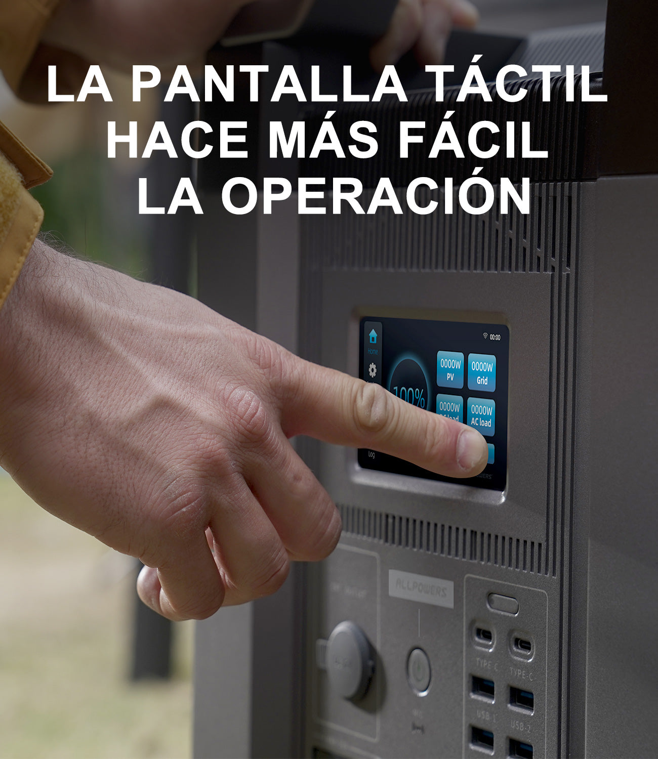 Función de pantalla táctil inteligente