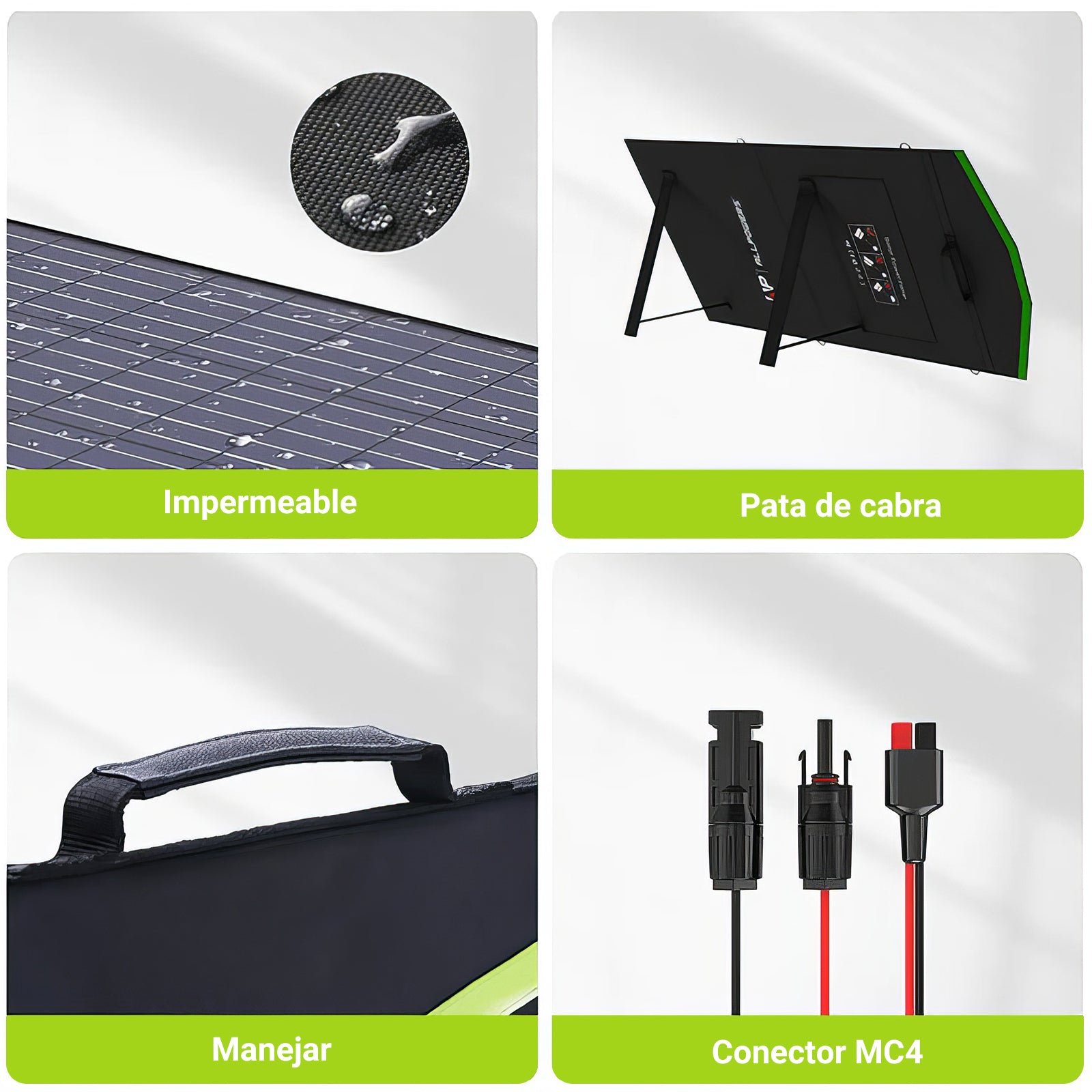 ALLPOWERS SP027 Placa Solar Portátil Monocristalino 100W