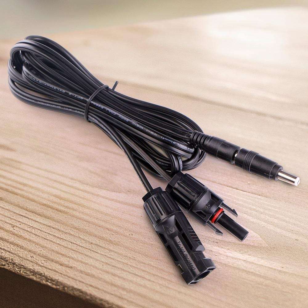 ALLPOWERS Cable de extensión solar con 5521 Conector (1,5 M 16 AWG)