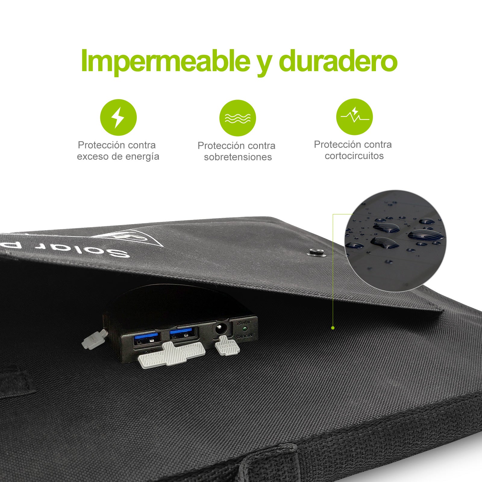 ALLPOWERS SP020 Placa Solar Portátil Monocristalino 60W