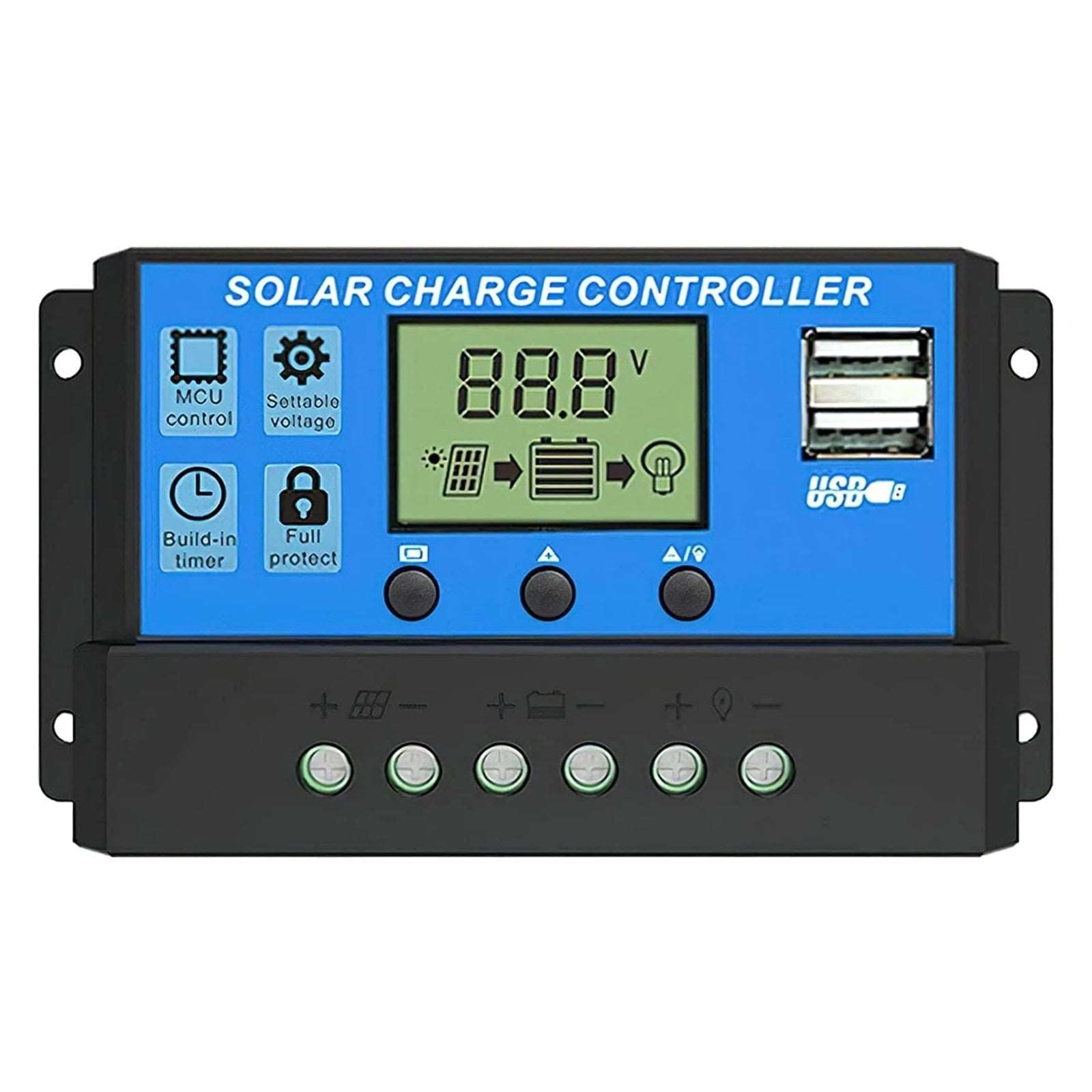 ALLPOWERS Controlador de cargador solar 30A