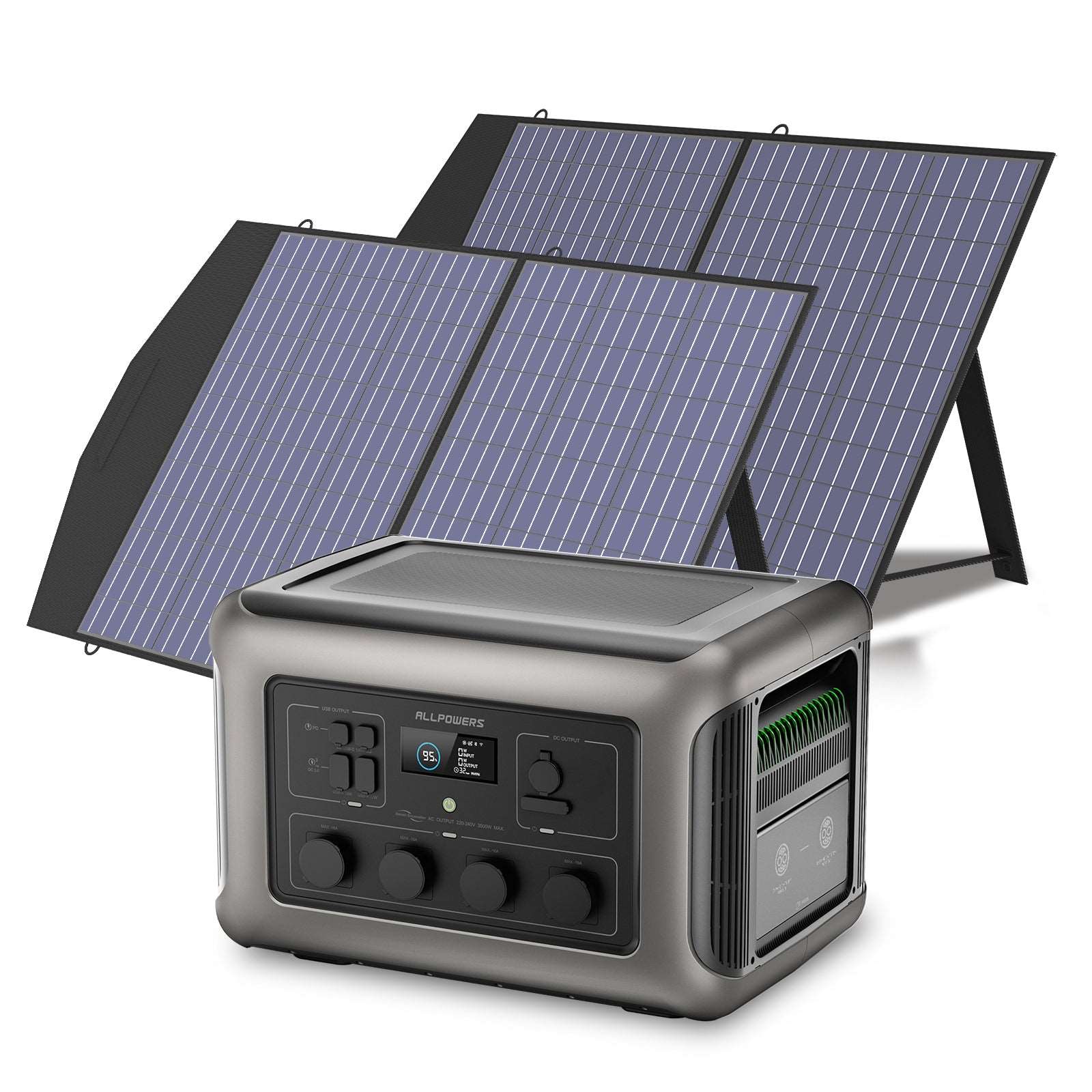 ALLPOWERS Generador Solar 3500W (R3500 + SP027 Panel Solar 100W)