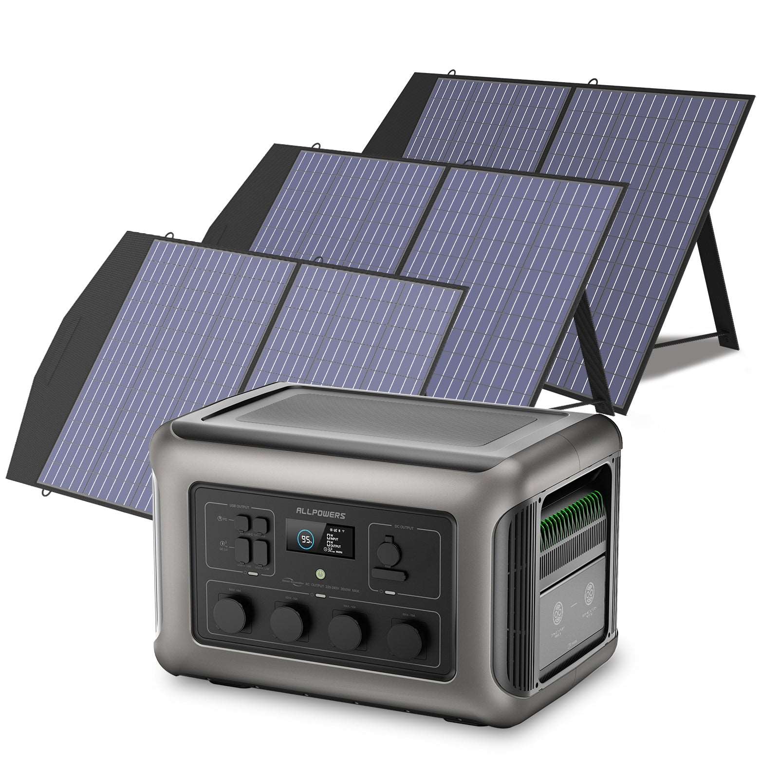 ALLPOWERS Generador Solar 3500W (R3500 + SP027 Panel Solar 100W)