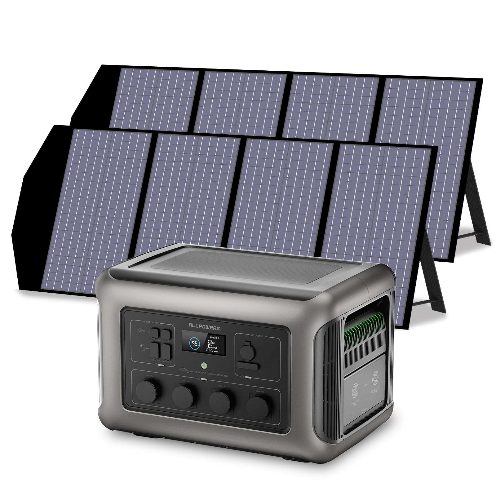 ALLPOWERS Generador Solar 3500W (R3500 + SP029 Panel Solar 140W)