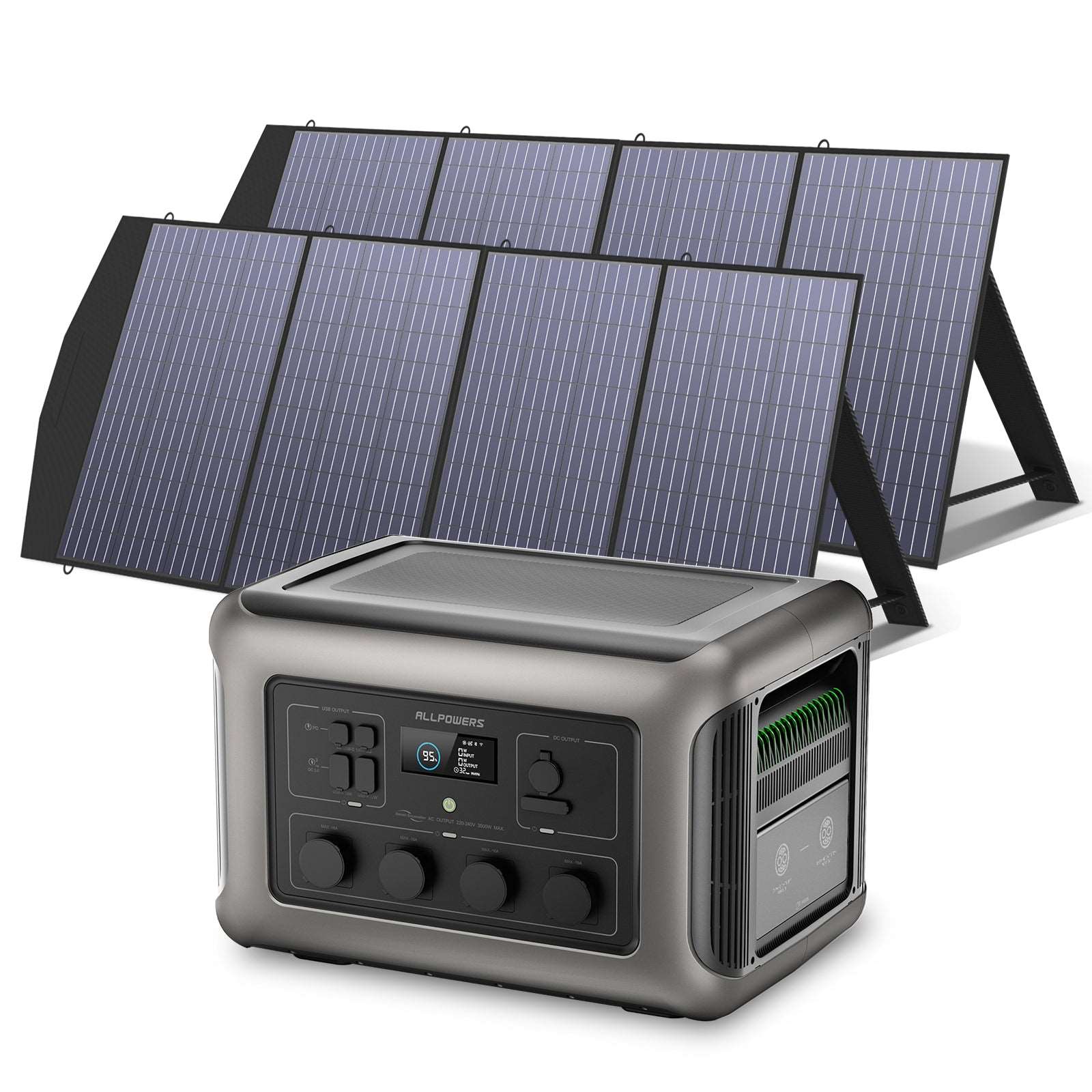 ALLPOWERS Generador Solar 3500W (R3500 + SP033 Panel Solar 200W)