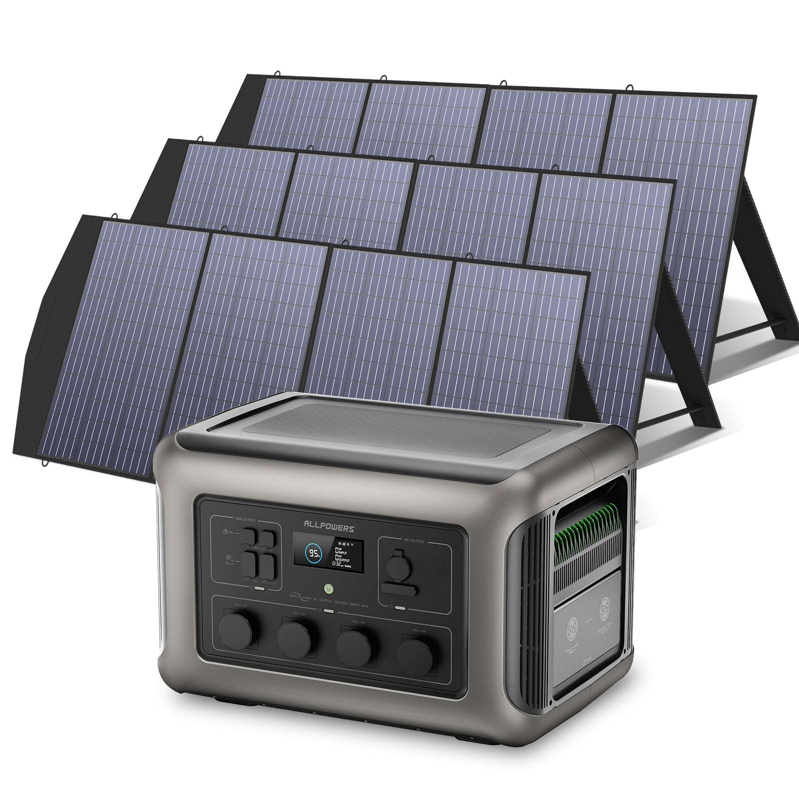ALLPOWERS Generador Solar 3500W (R3500 + SP033 Panel Solar 200W)
