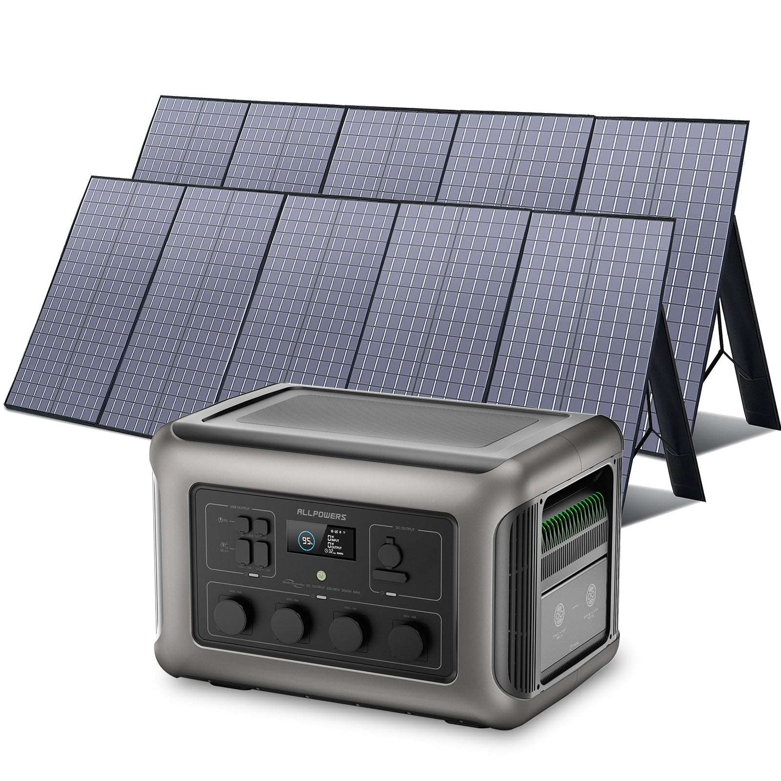 ALLPOWERS Generador Solar 3500W ( R3500 + SP037 Panel Solar 400W )