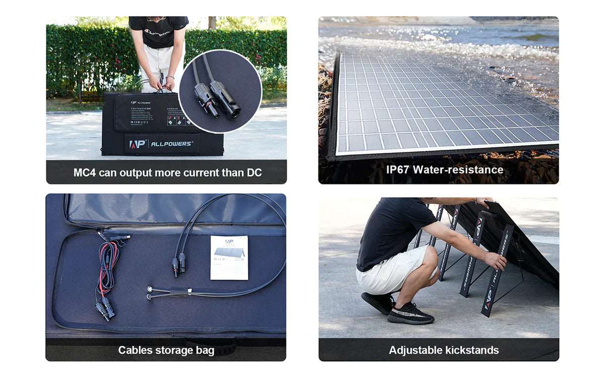 ALLPOWERS Generador Solar 2400W (S2000 Pro + SP037 Panel Solar 400W)