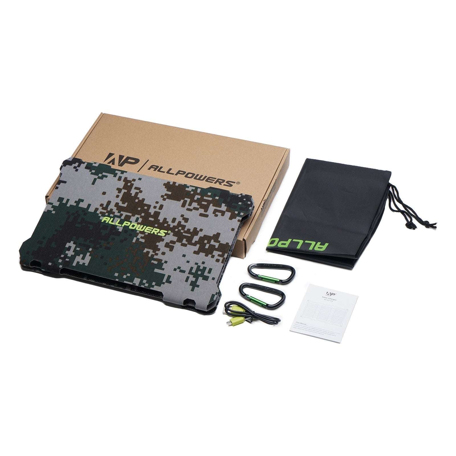 ALLPOWERS Panel Solar de Camuflaje 5V 21W