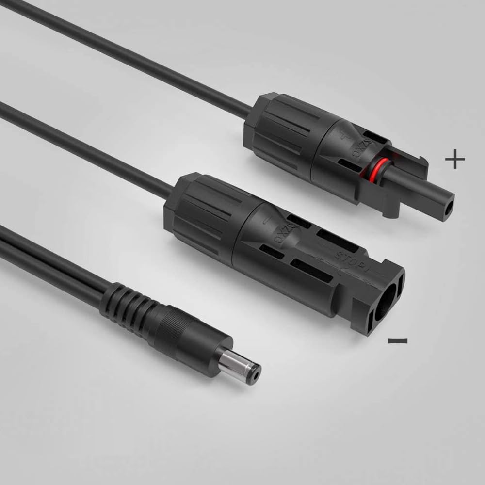 ALLPOWERS Cable de extensión solar con 5521 Conector (1,5 M 16 AWG)