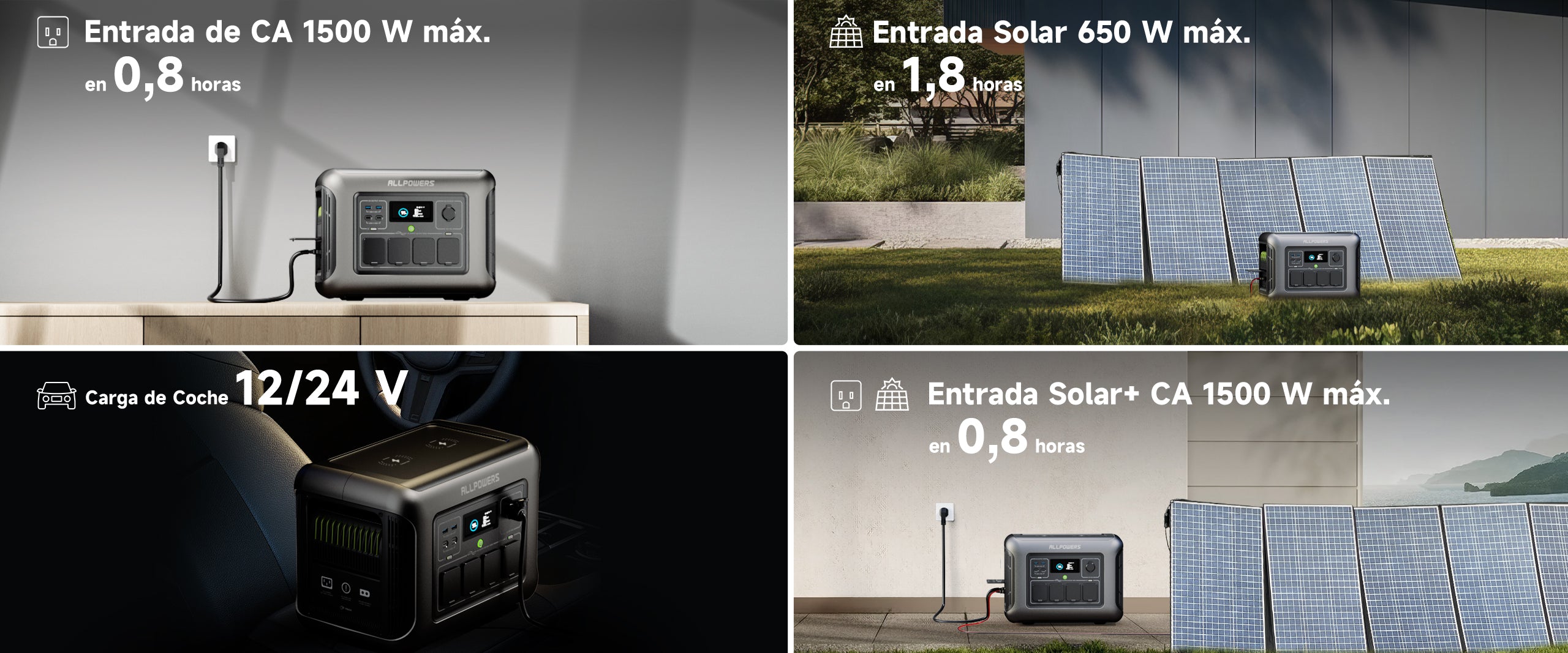 Cuatro formas de recargar