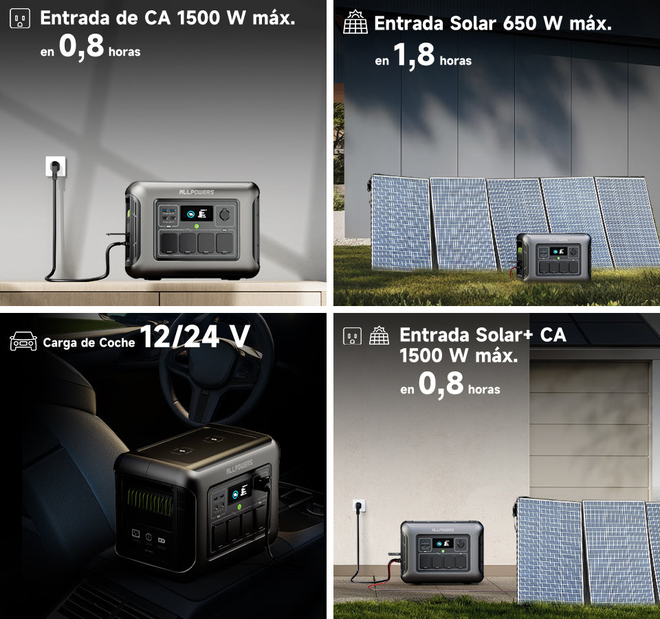 Cuatro formas de recargar