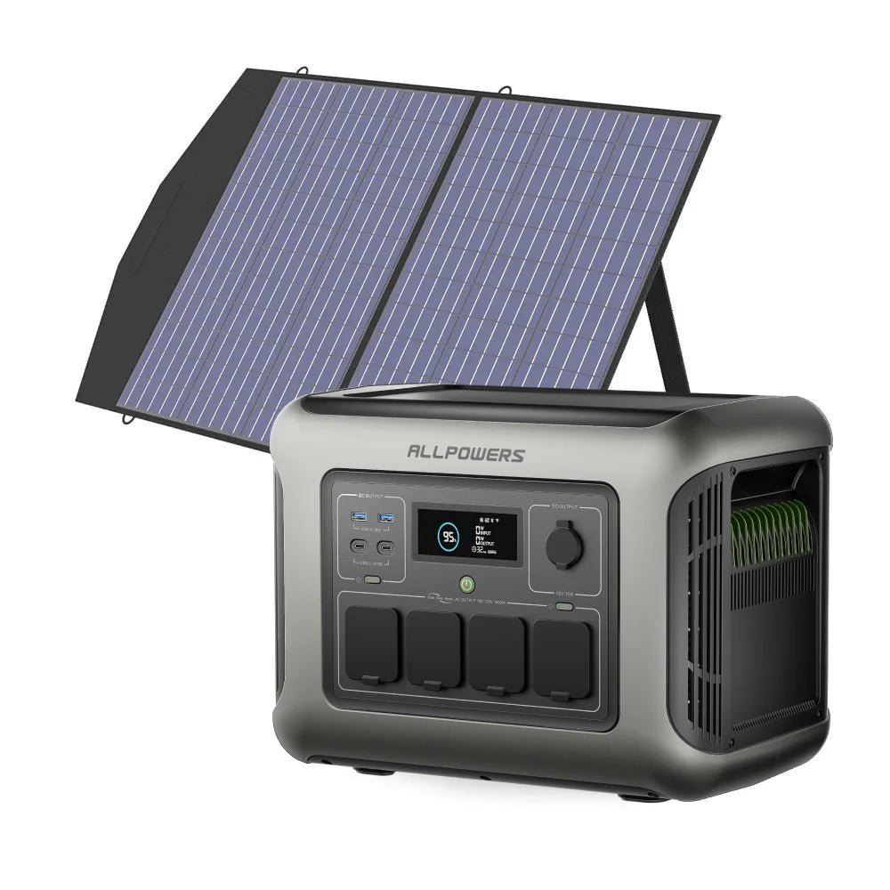 ALLPOWERS R1500 LITE Central Eléctrica Portátil 1600W 1056Wh LiFeP04 Batería
