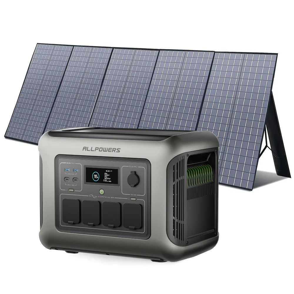ALLPOWERS R1500 LITE Central Eléctrica Portátil 1600W 1056Wh LiFeP04 Batería