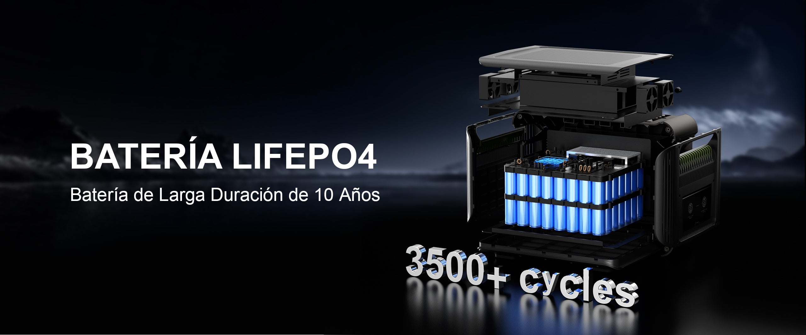 Equipado con batería LiFeP04