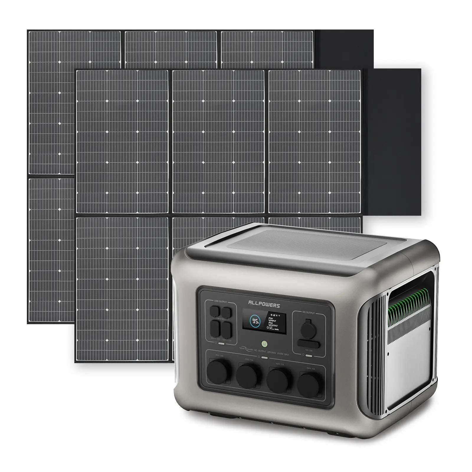 ALLPOWERS Generador Solar 2500W ( R2500 + SP039 Panel Solar 600W)