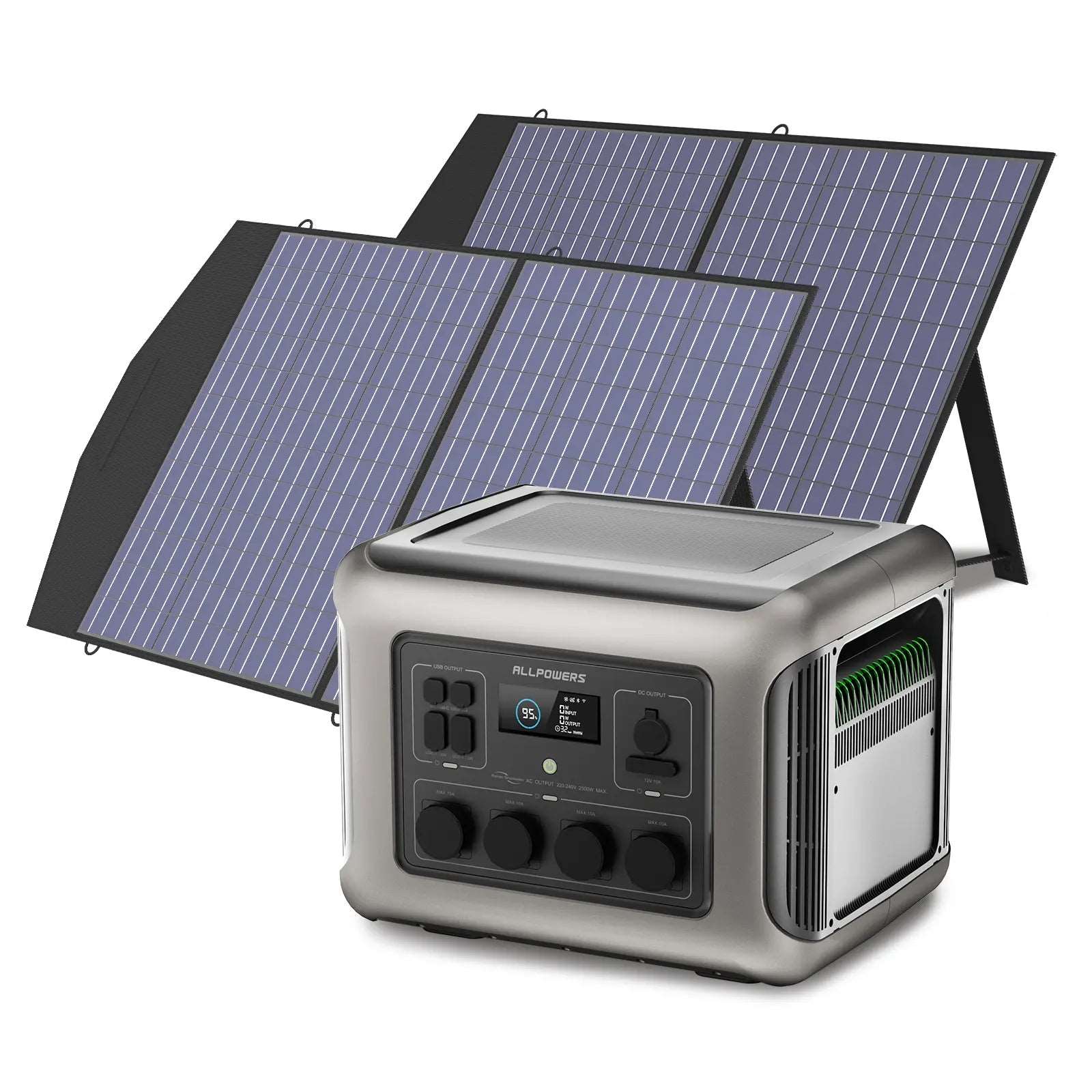 ALLPOWERS Generador Solar 2500W (R2500 + SP027 Panel Solar 100W)