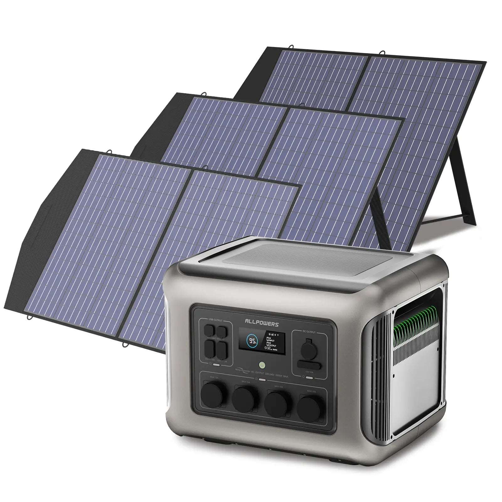 ALLPOWERS Generador Solar 2500W (R2500 + SP027 Panel Solar 100W)