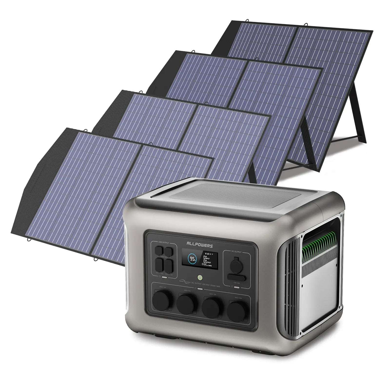 ALLPOWERS Generador Solar 2500W (R2500 + SP027 Panel Solar 100W)