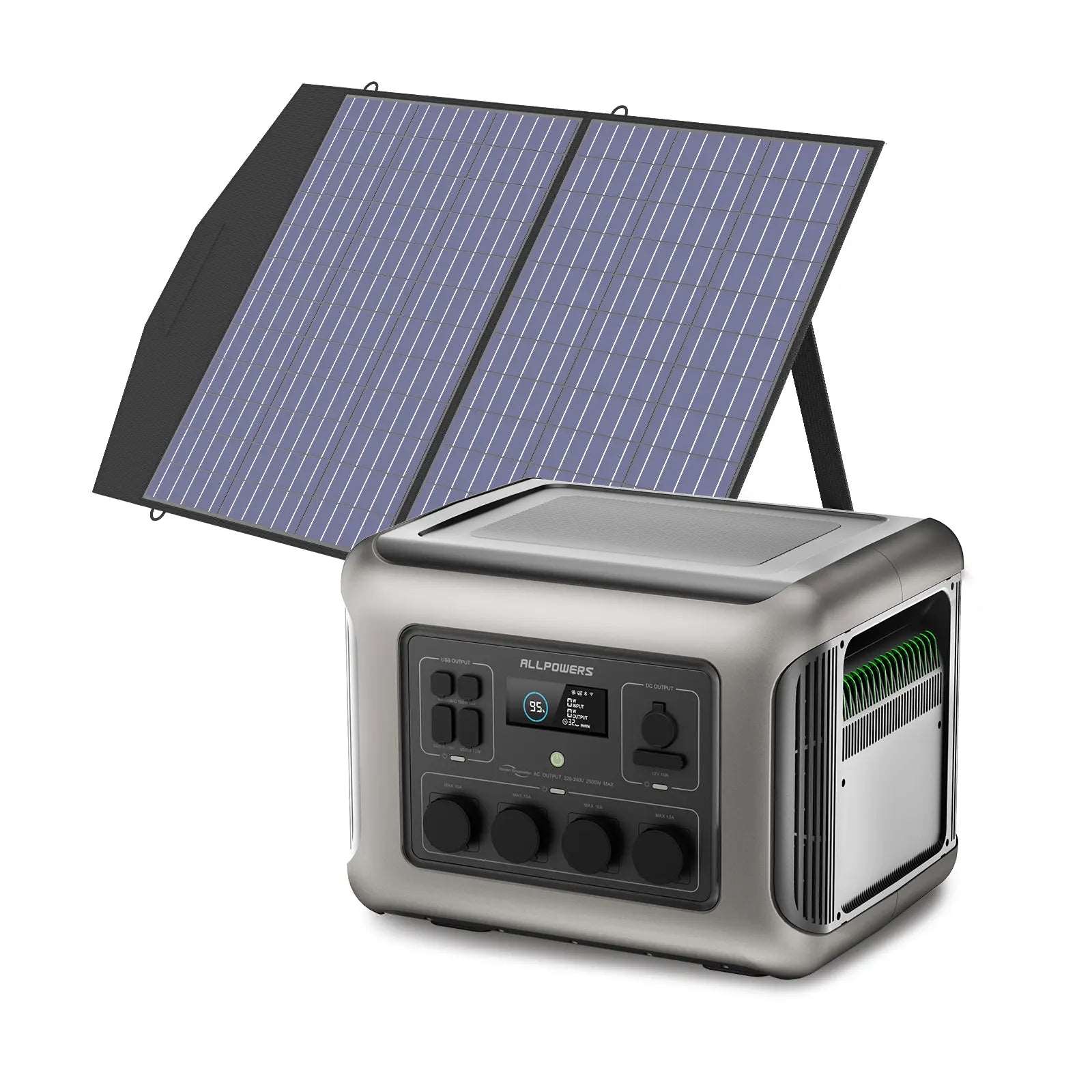 ALLPOWERS Generador Solar 2500W (R2500 + SP027 Panel Solar 100W)