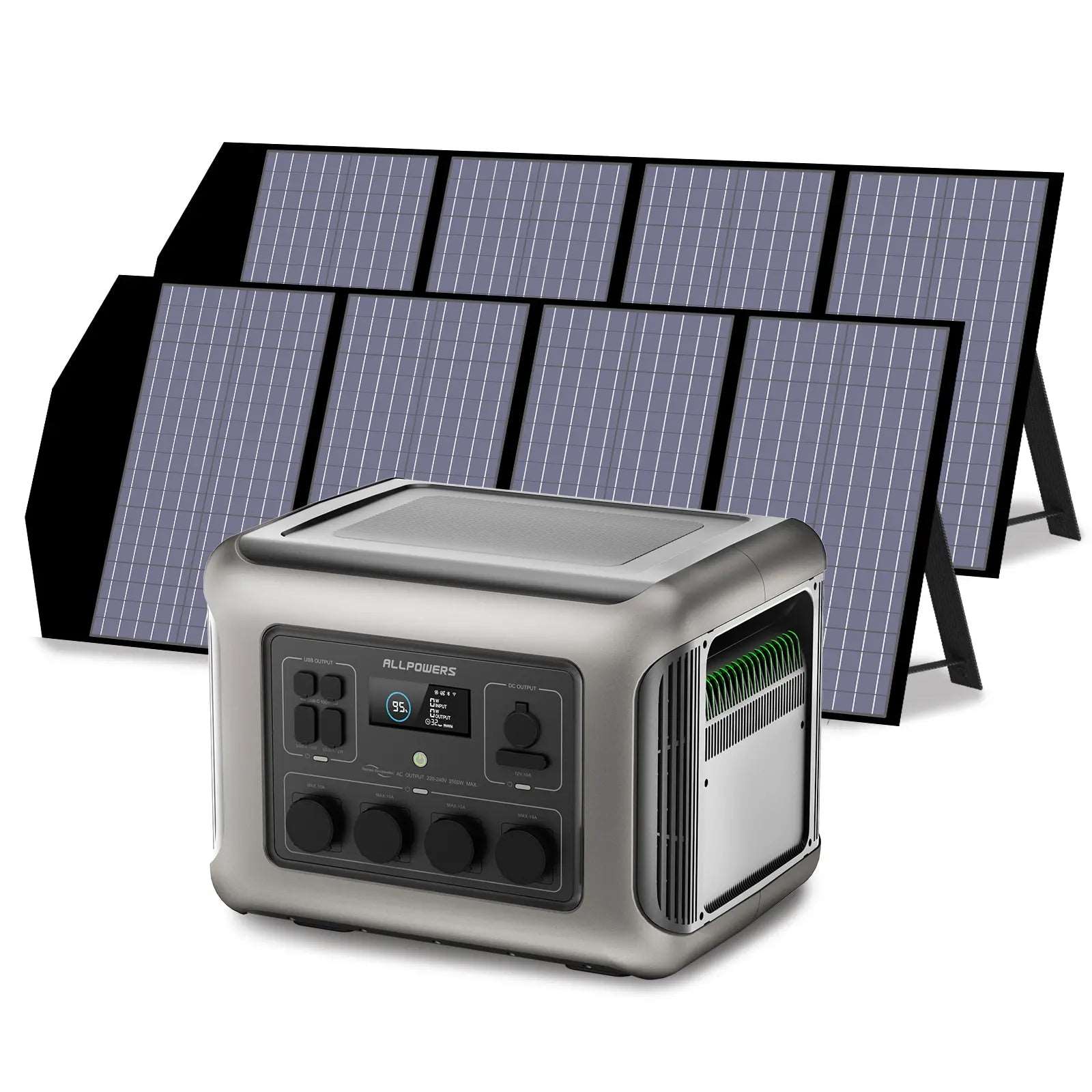 ALLPOWERS Generador Solar 2500W (R2500 + SP029 Panel Solar 140W )