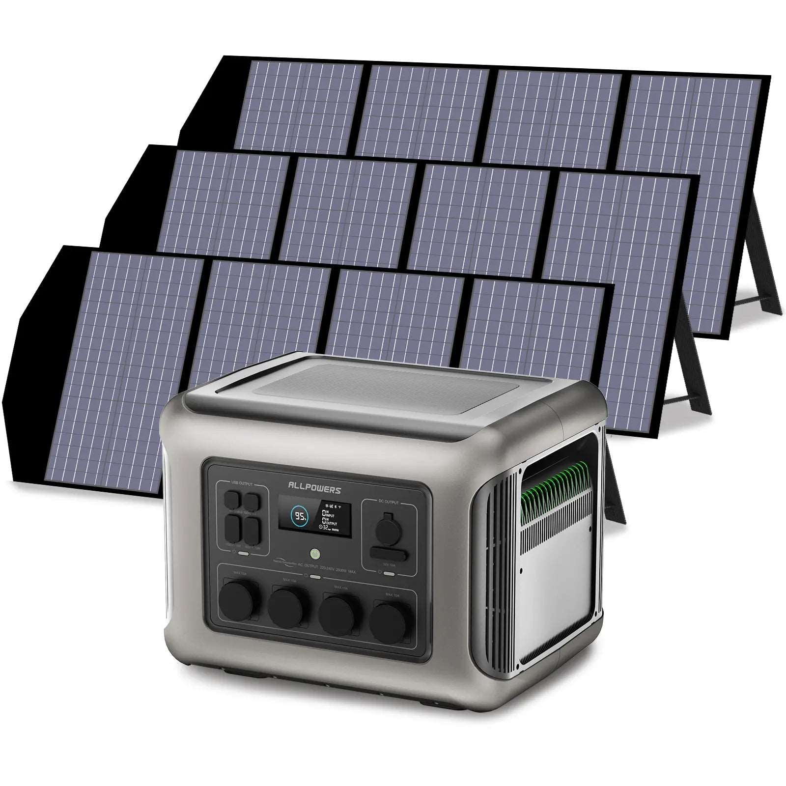 ALLPOWERS Generador Solar 2500W (R2500 + SP029 Panel Solar 140W )
