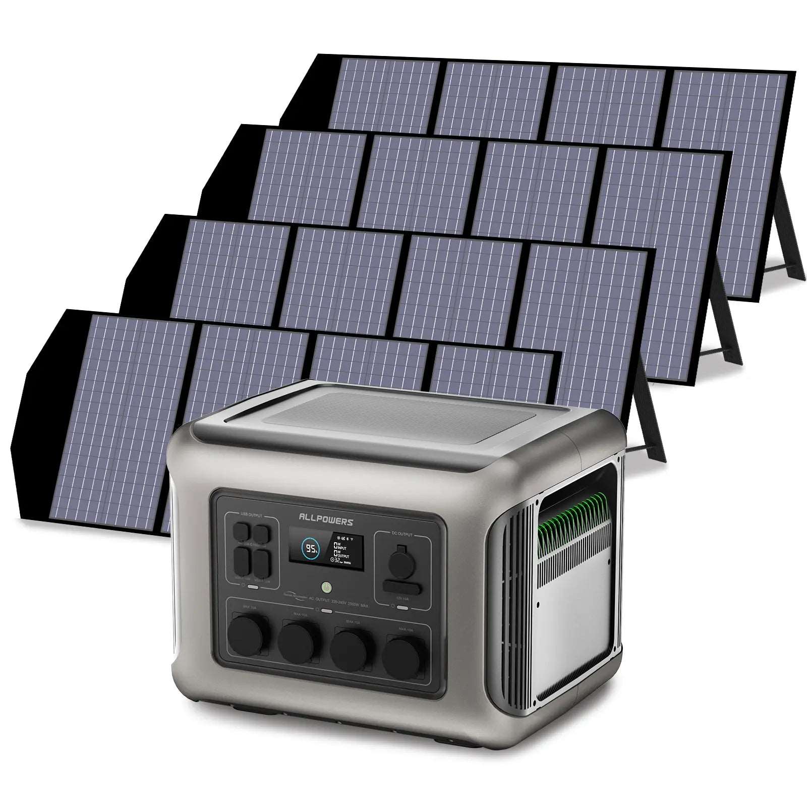 ALLPOWERS Generador Solar 2500W (R2500 + SP029 Panel Solar 140W )