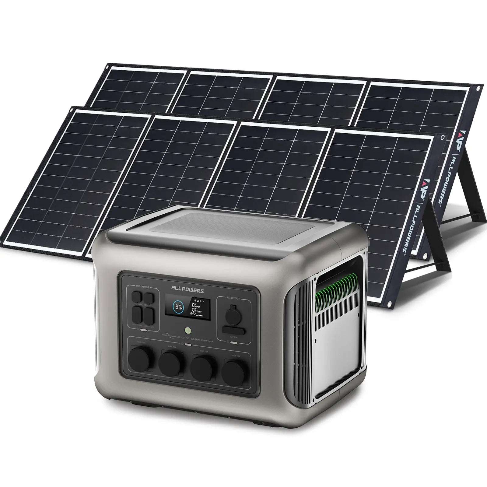 ALLPOWERS Generador Solar 2500W (R2500 + SP035 Panel Solar 200W)