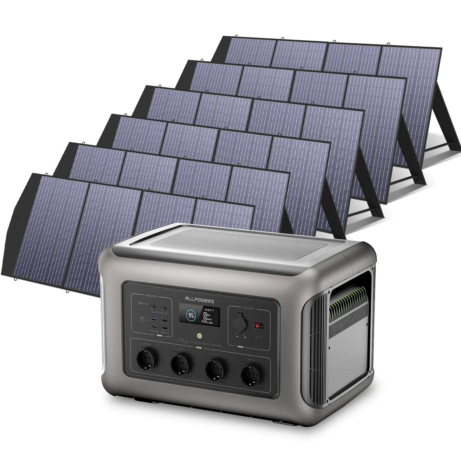 ALLPOWERS Generador Solar 3500W (R3500 + SP033 Panel Solar 200W)