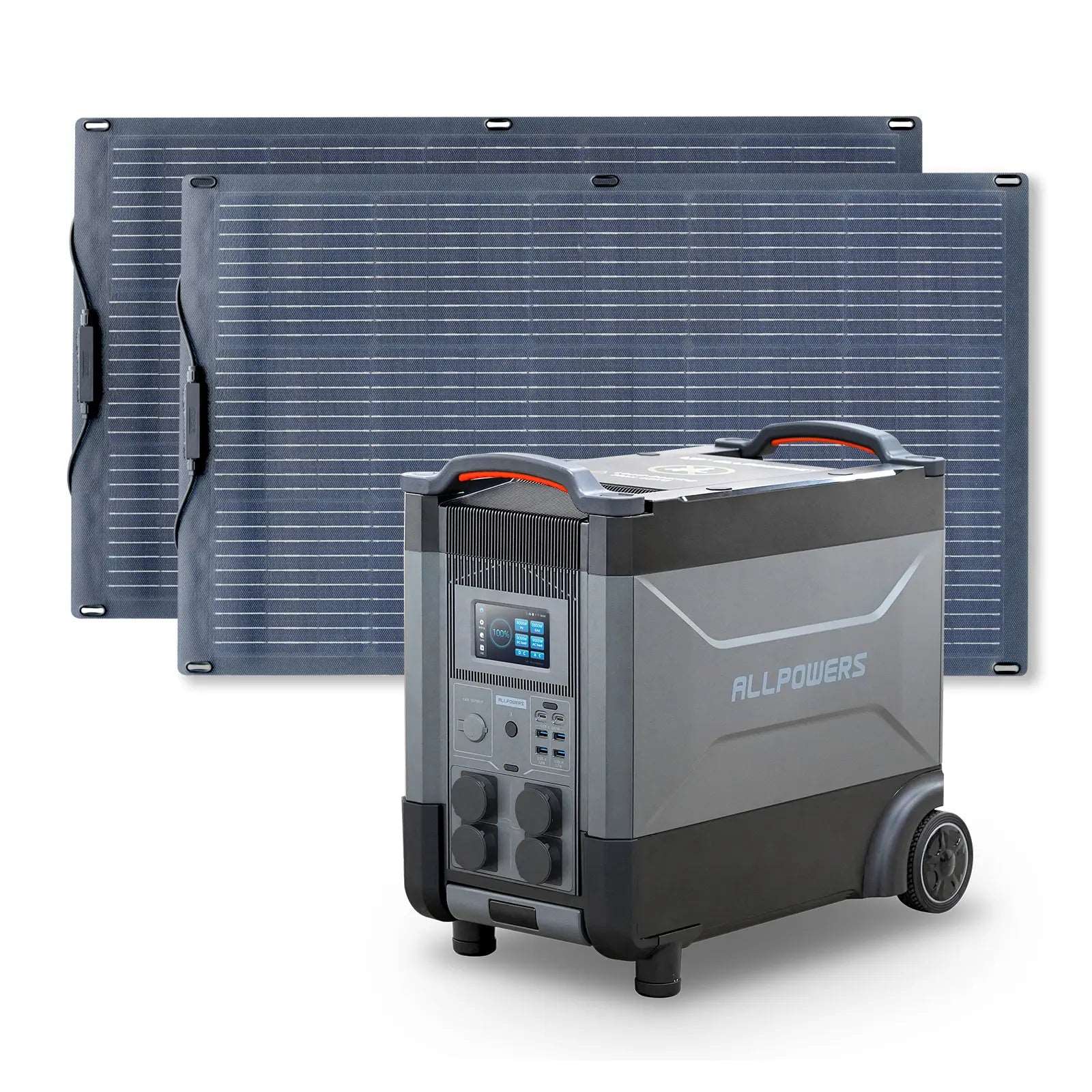 ALLPOWERS Generador Solar 4000W (R4000 + SF100 Panel Solar Flexible 100W)