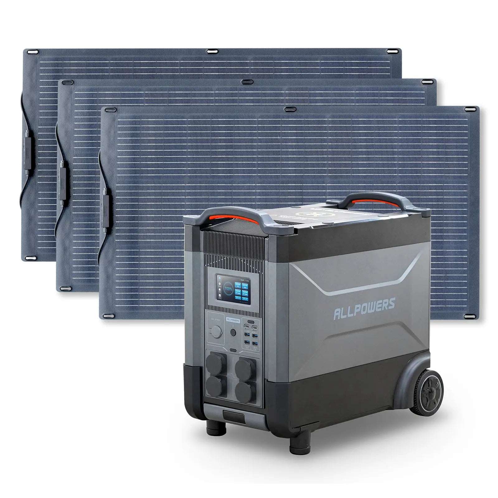 ALLPOWERS Generador Solar 4000W (R4000 + SF100 Panel Solar Flexible 100W)