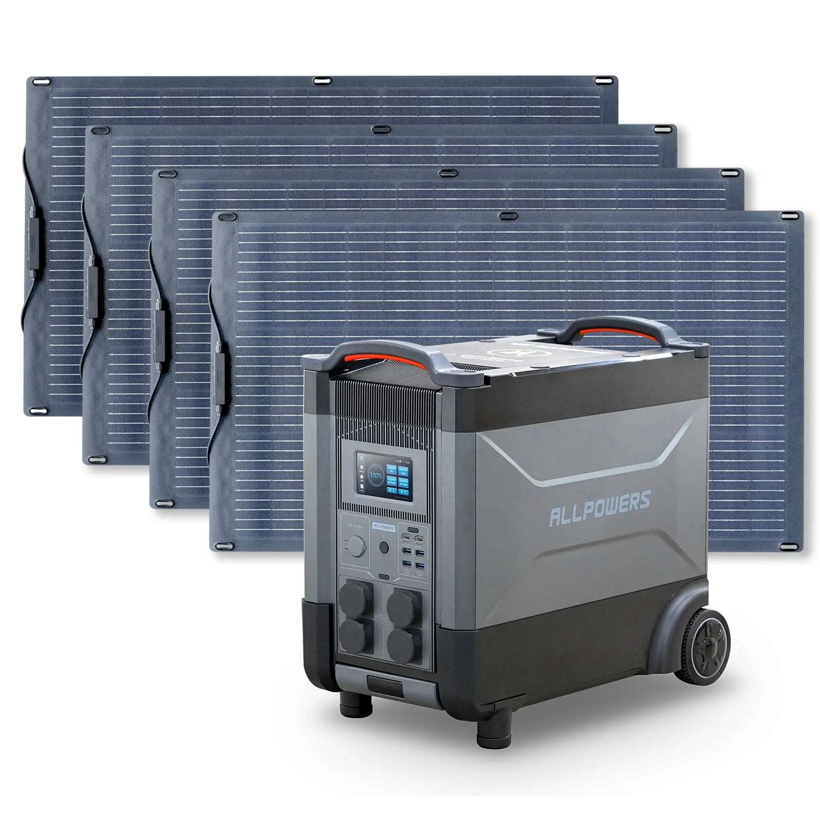 ALLPOWERS Generador Solar 4000W (R4000 + SF100 Panel Solar Flexible 100W)