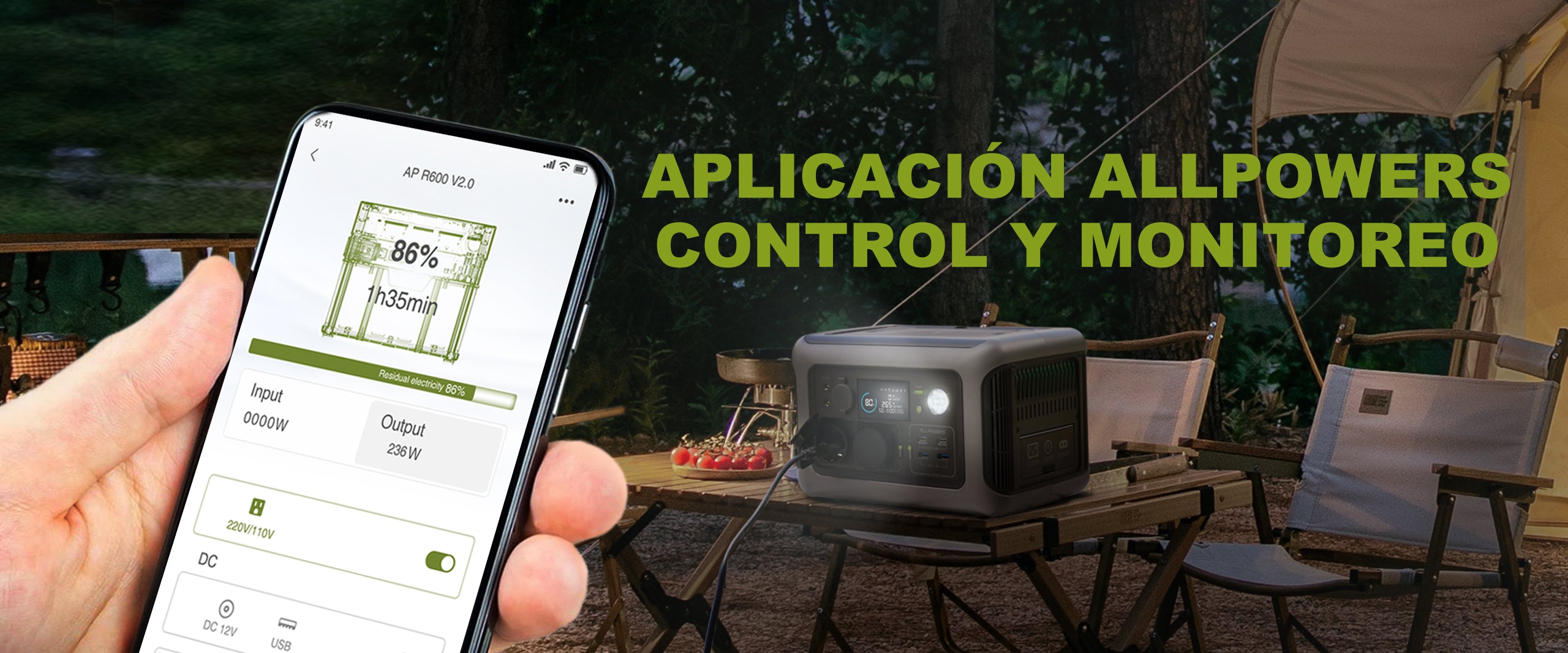 Manténgase Conectado con la APLICACIÓN ALLPOWERS