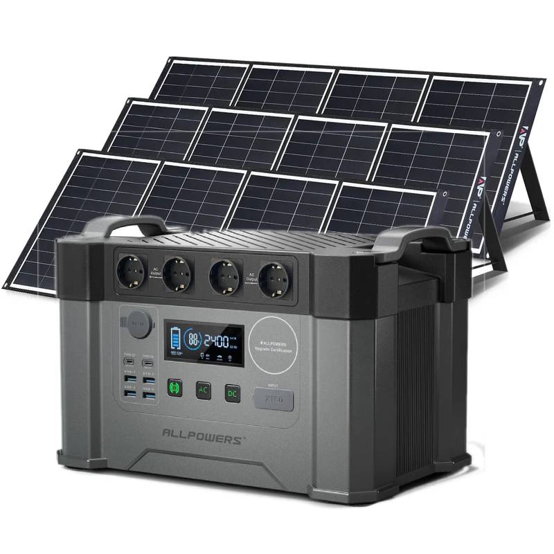 ALLPOWERS Generador Solar 2400W (S2000 Pro + SP035 Panel Solar 200W)
