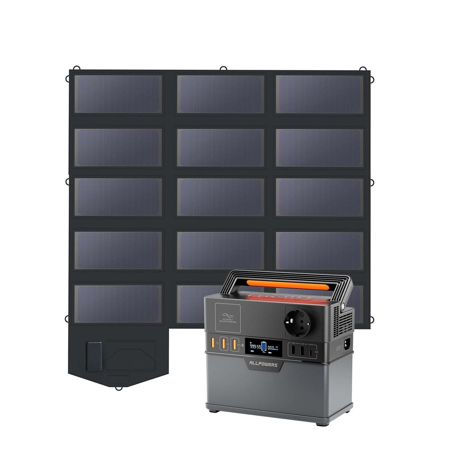 ALLPOWERS Generador Solar 300W ( S300 Plus + SP012 Panel Solar 100W)