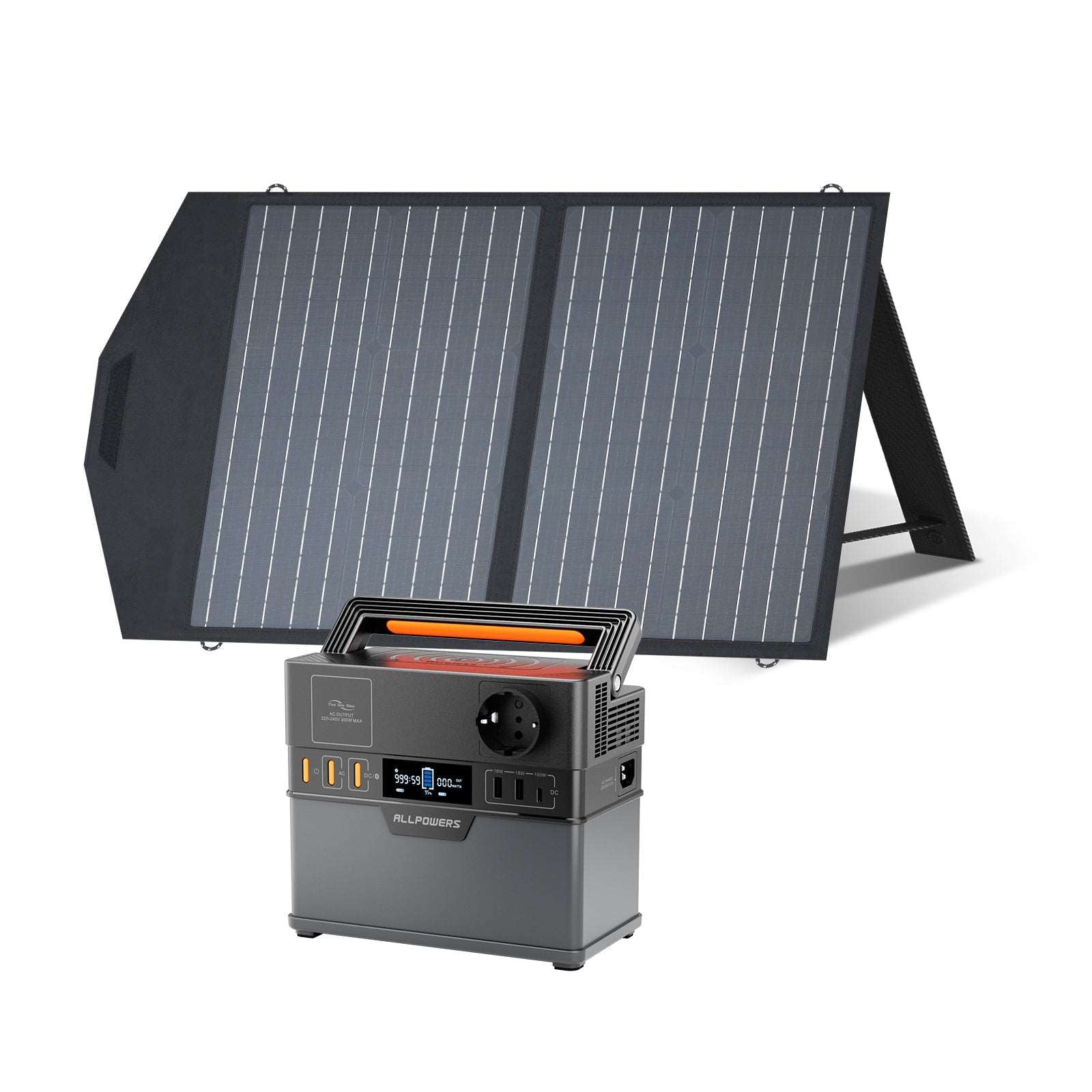 ALLPOWERS Generador Solar 300W (S300 Plus + SP020 Panel Solar 60W)