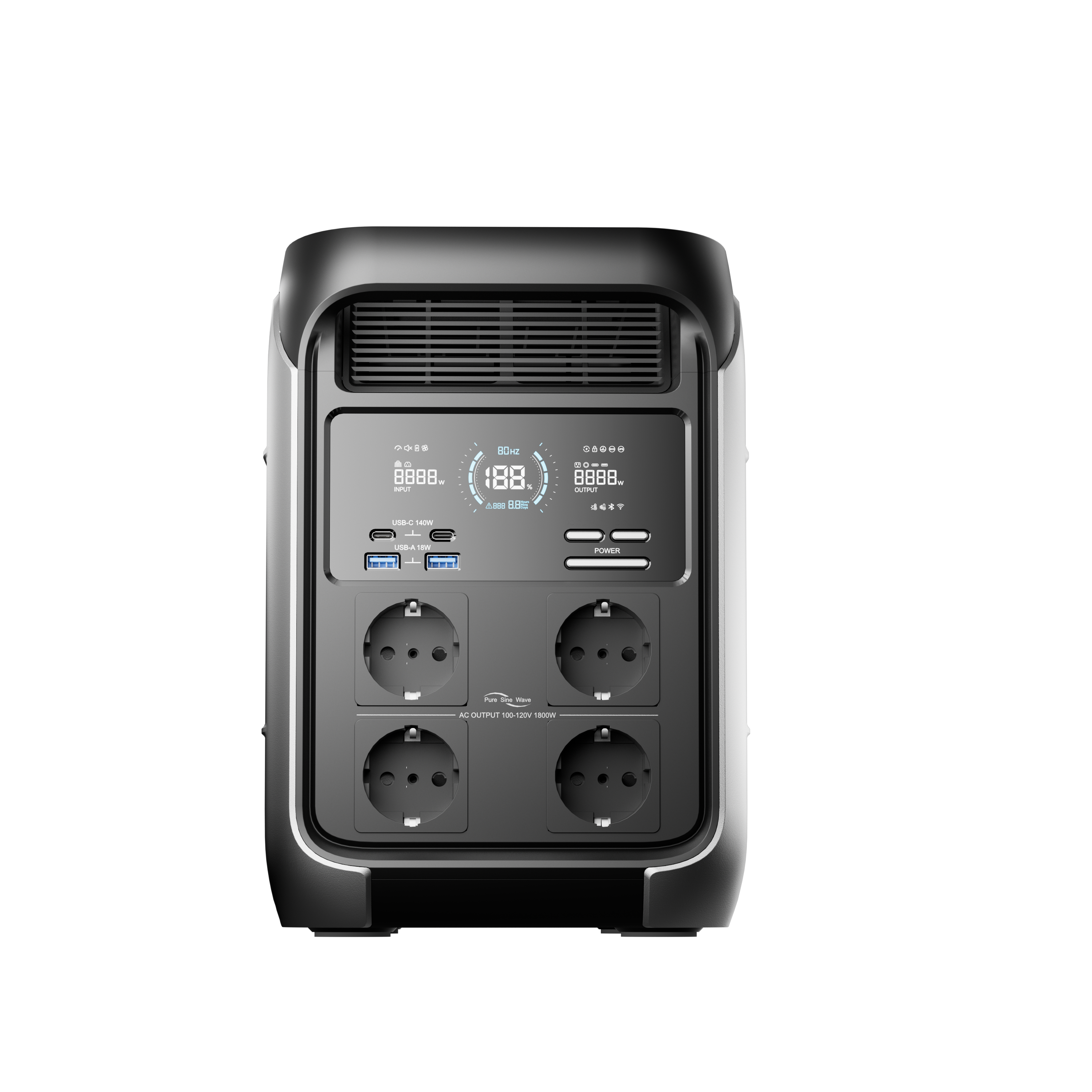 ALLPOWERS P1800 Estación de Energía Portátil 1800W 1024Wh LiFeP04 Batería