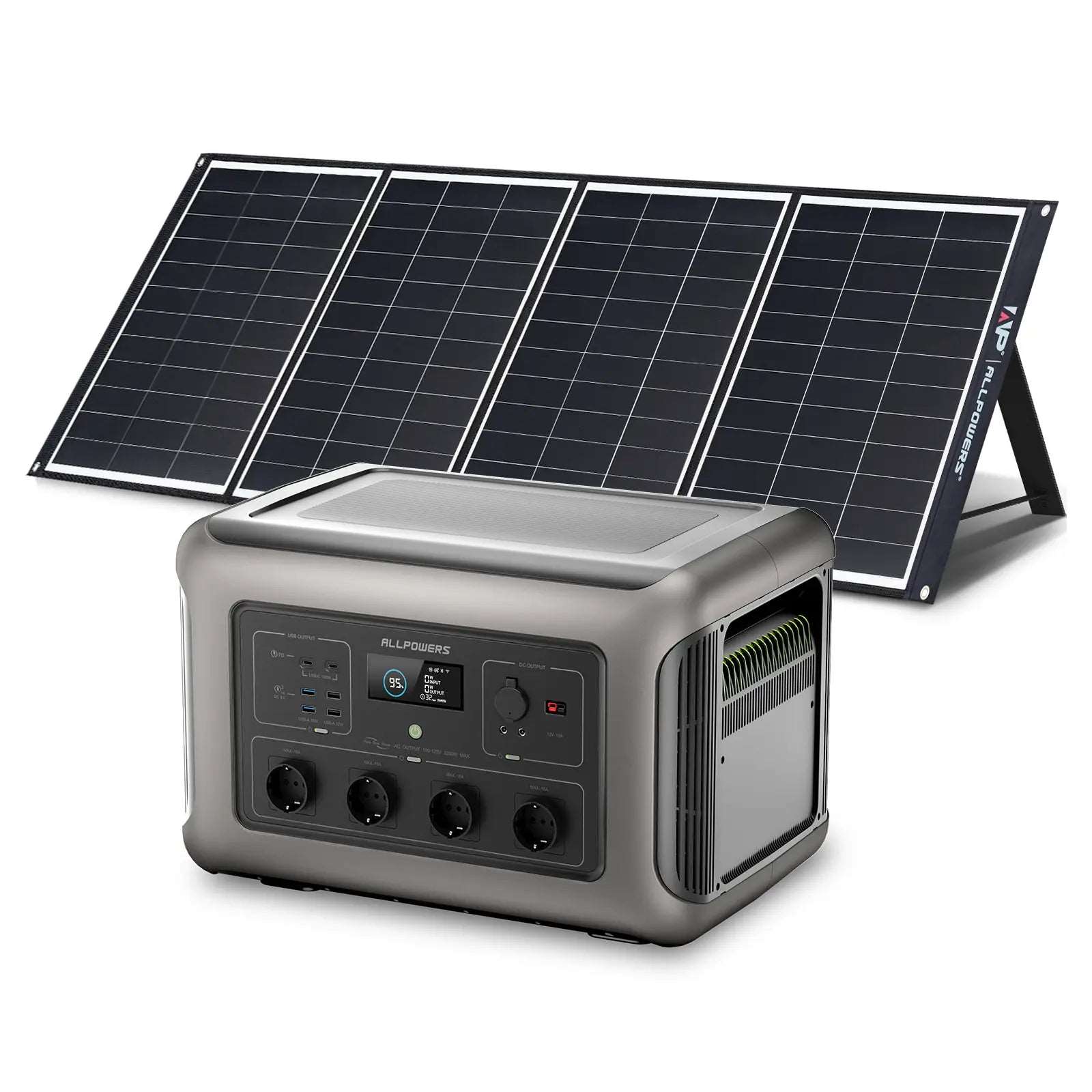 ALLPOWERS Generador Solar 3500W (R3500 + SP035 Panel Solar 200W)