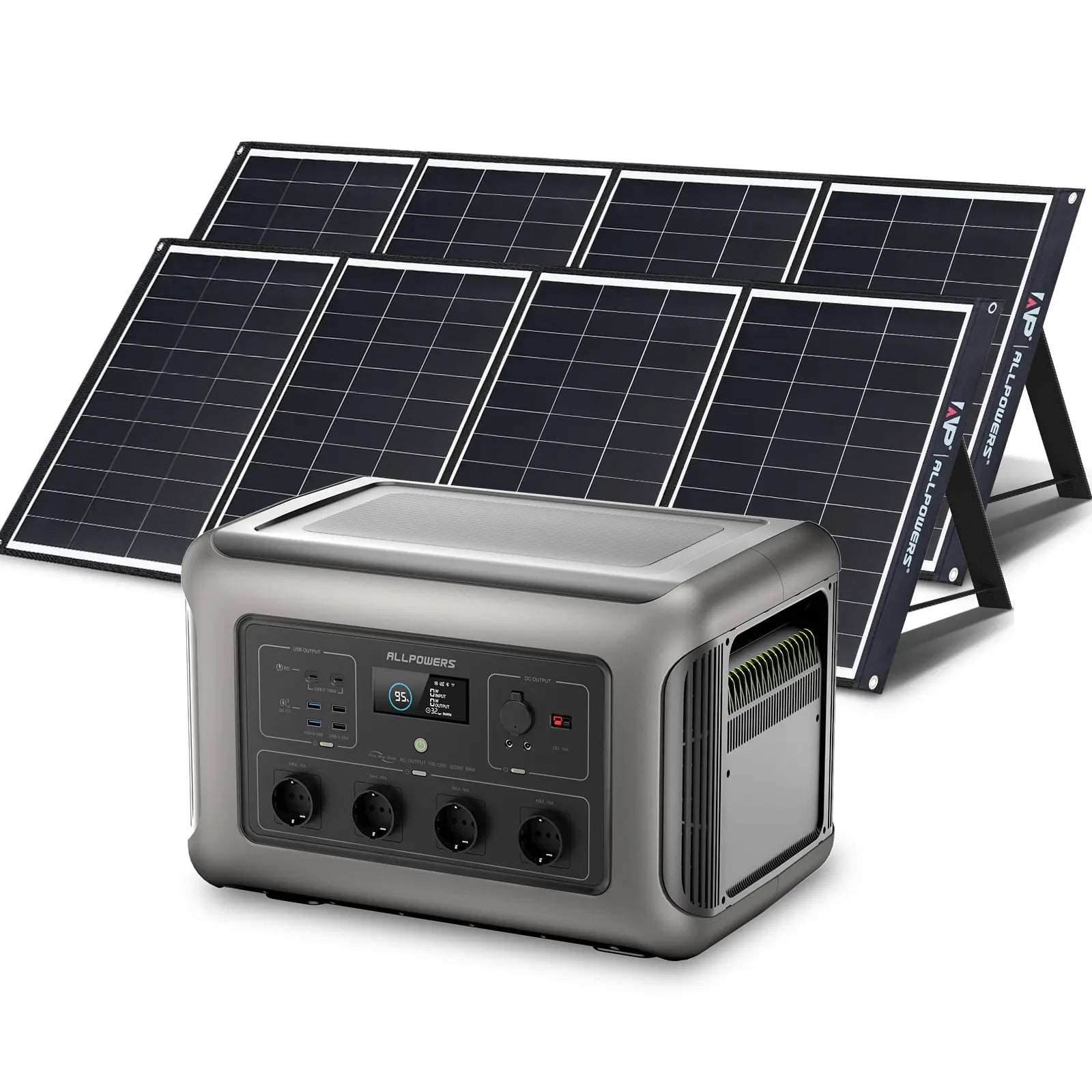 ALLPOWERS Generador Solar 3500W (R3500 + SP035 Panel Solar 200W)