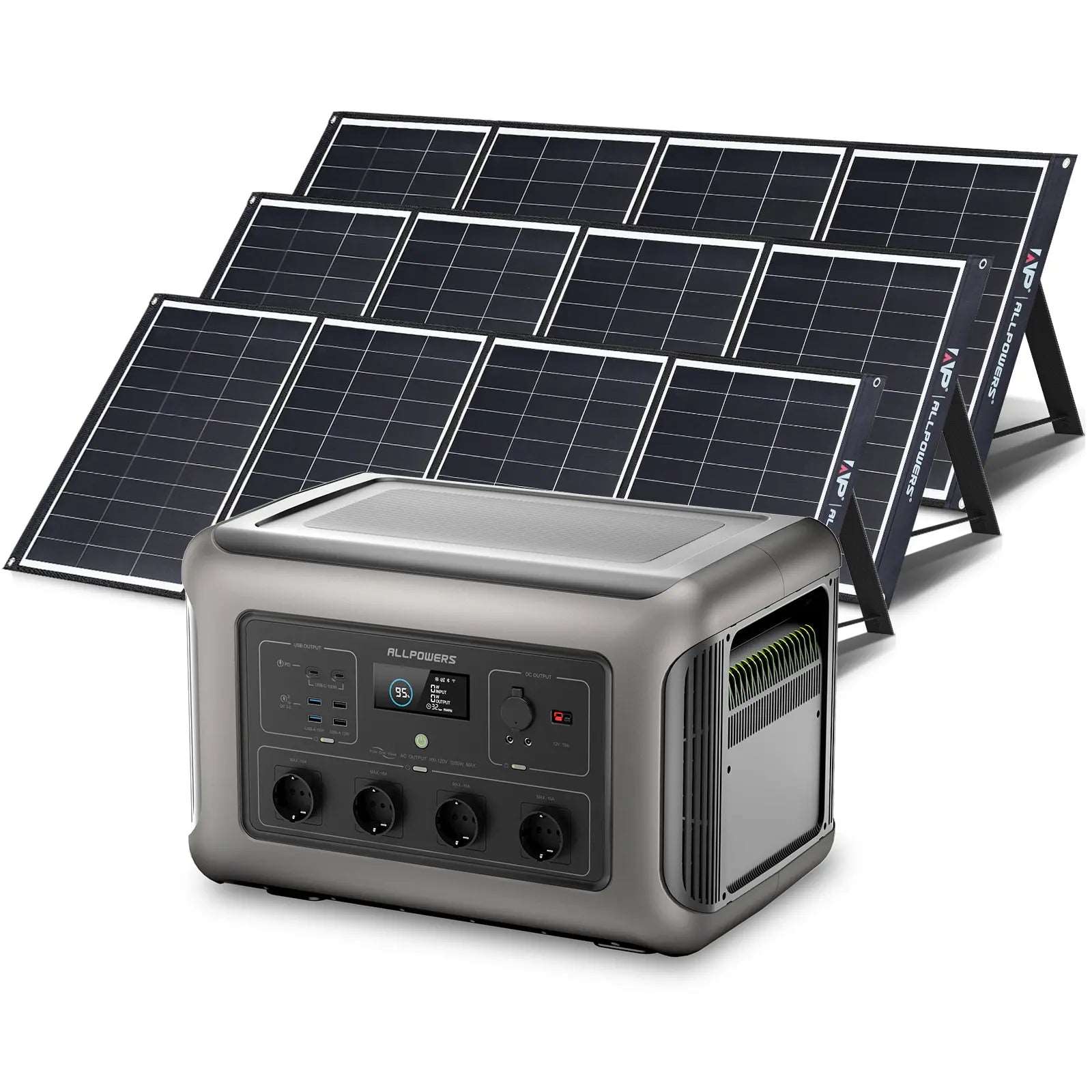 ALLPOWERS Generador Solar 3500W (R3500 + SP035 Panel Solar 200W)