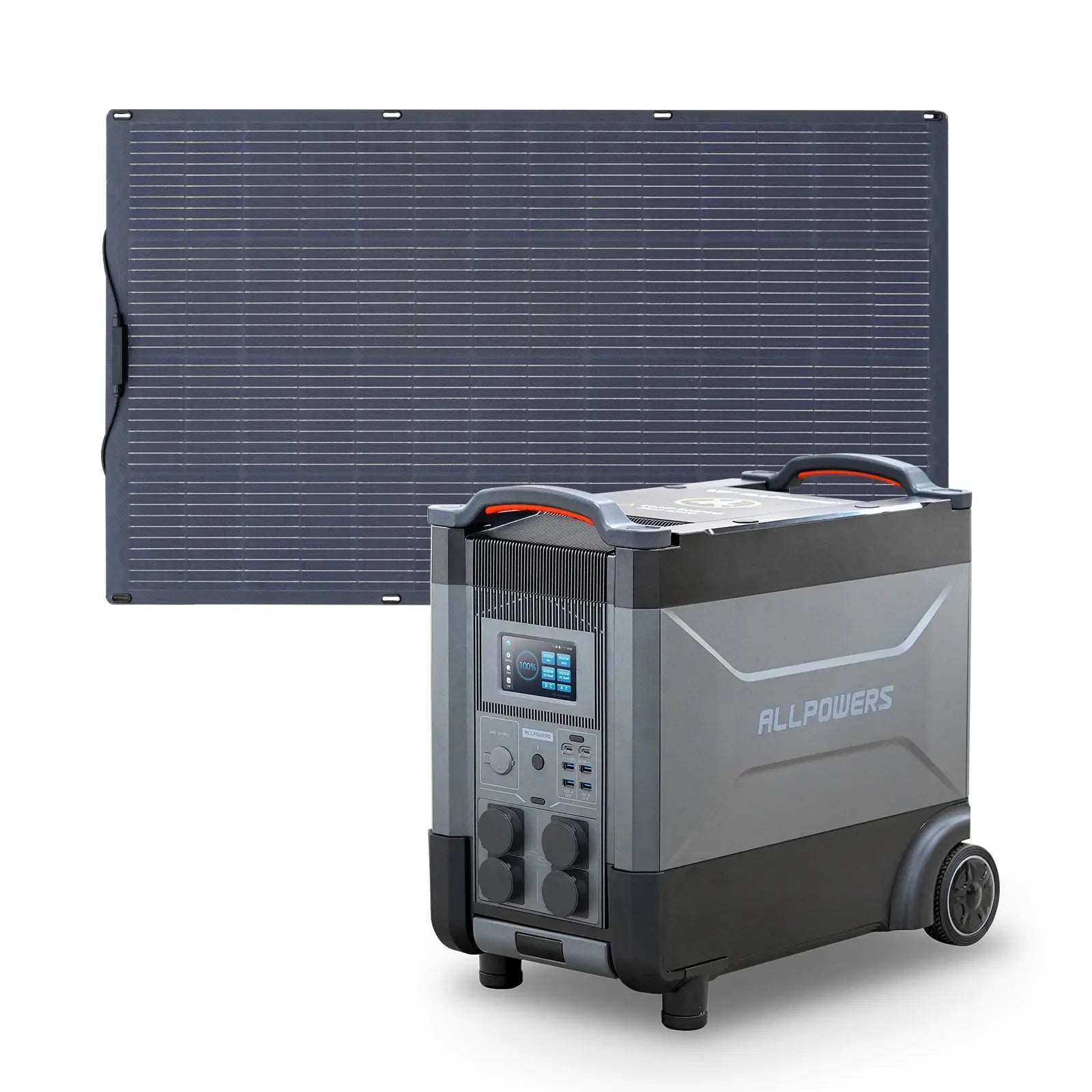 ALLPOWERS Generador Solar 4000W ( R4000 + SF200 Panel Solar Flexible 200W)