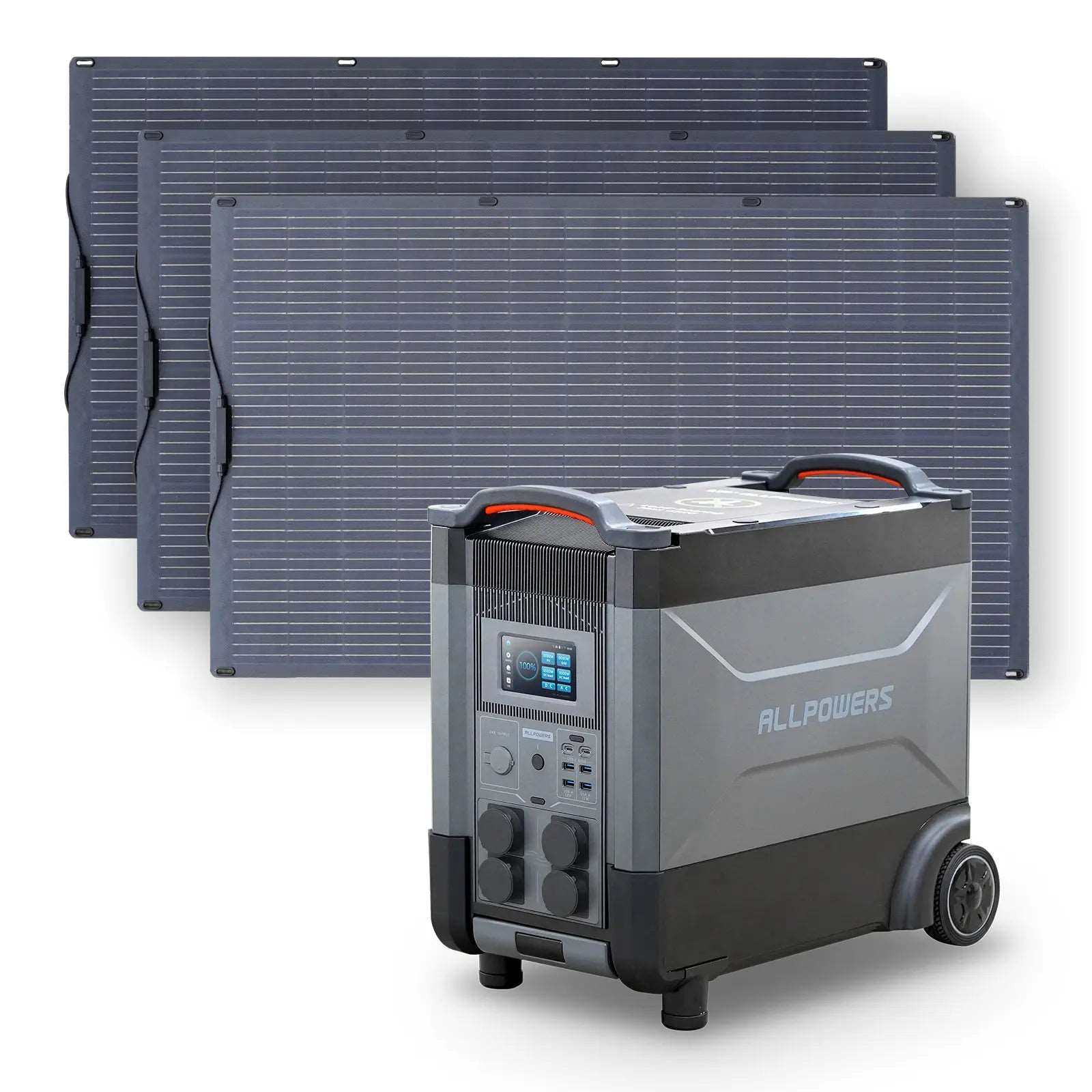 ALLPOWERS Generador Solar 4000W ( R4000 + SF200 Panel Solar Flexible 200W)